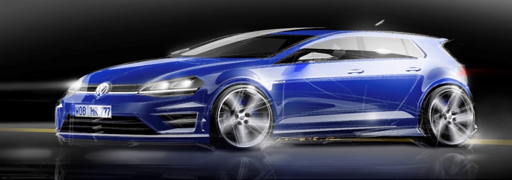 VW Golf R draft