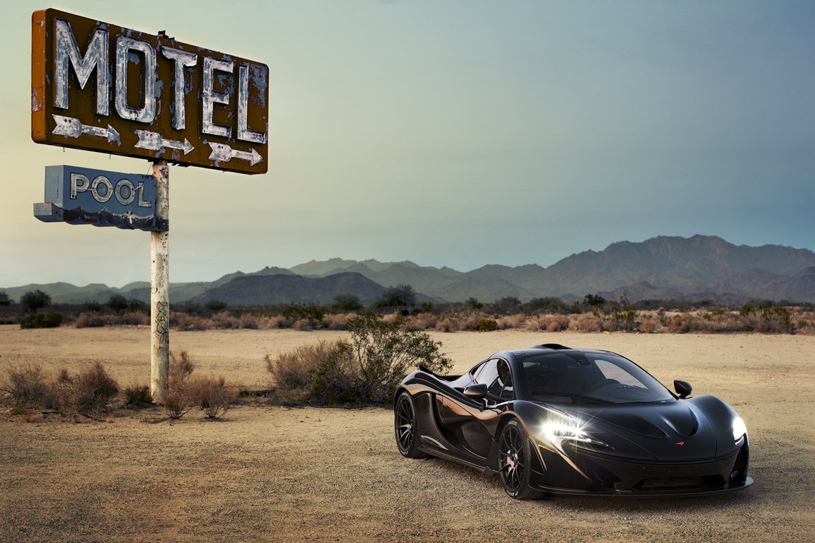 McLaren P1 extreme test Arizona