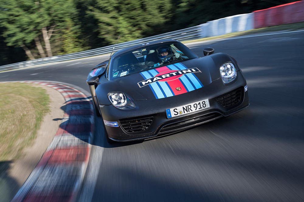 Porsche 918 : 6min 57sec au tour sur le Nurbugring Nordschleife