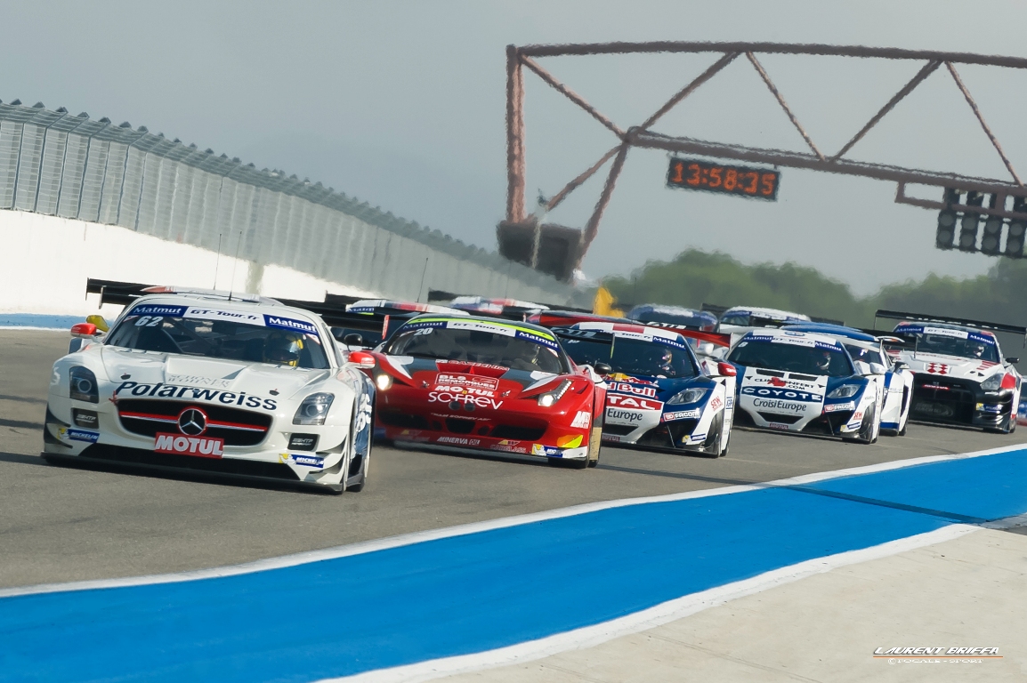 GT Tour 2013 - FFSA GT - HTP Motorsport - Mercedes SLS AMG - Laurent Briffa