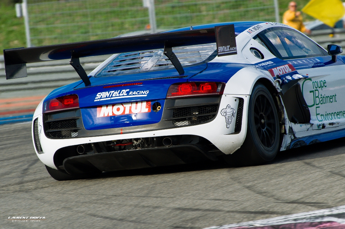 GT Tour 2013 - FFSA GT - Saintéloc Racing- Audi R8 LMS Ultra - Laurent Briffa