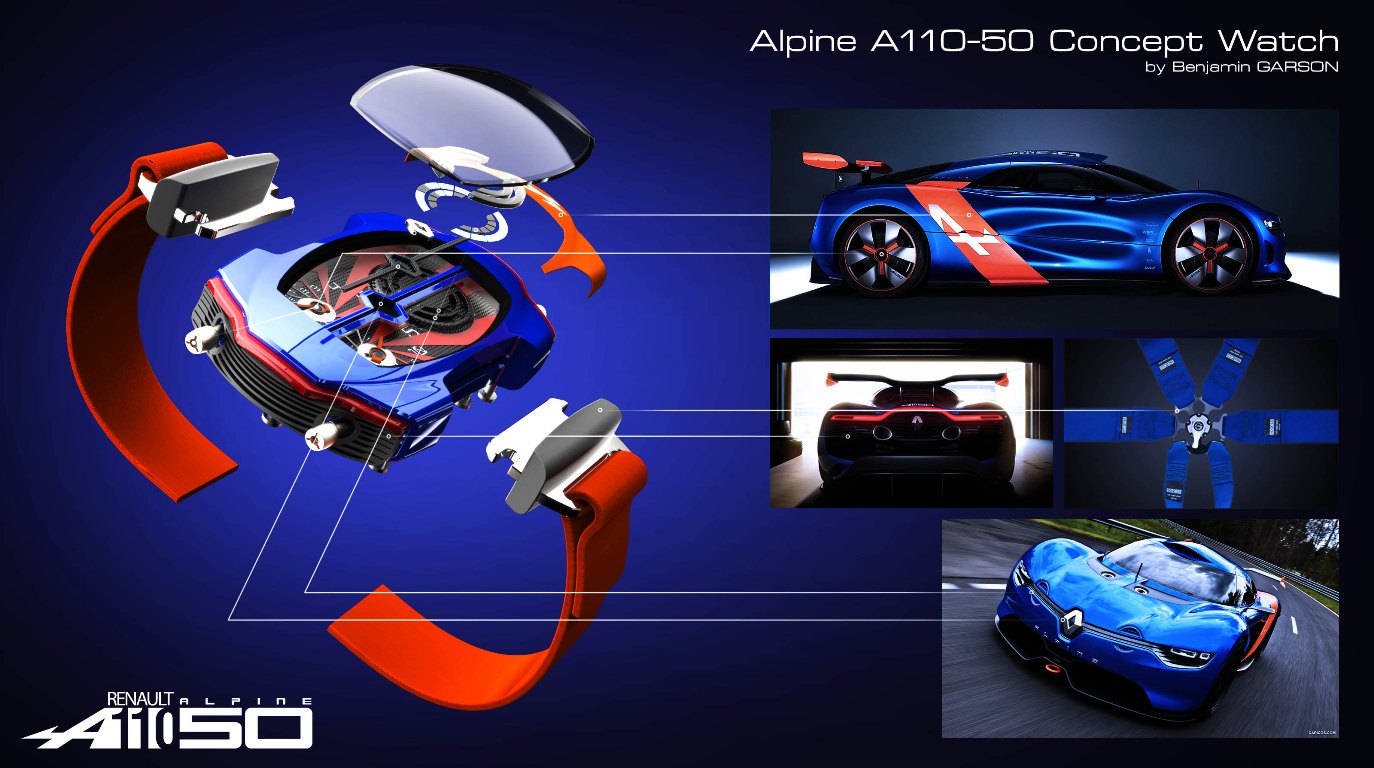 Alpine A110-50 Concept Watch - Benjamin Garson