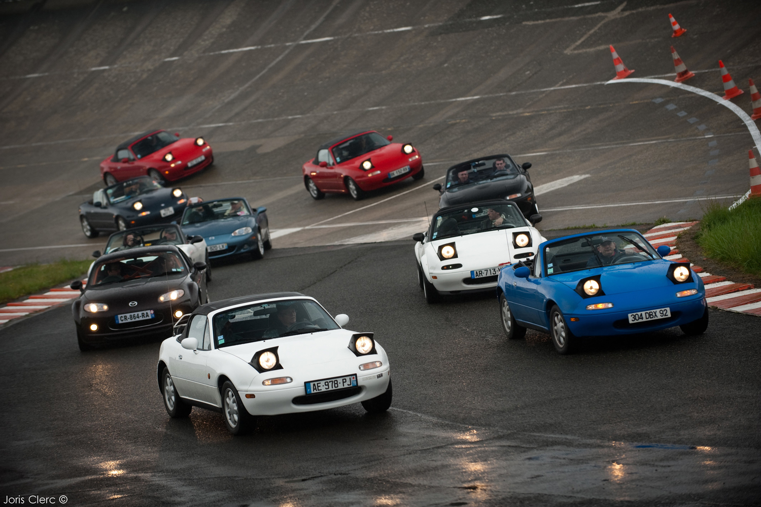 25 ème anniversaire de la Mazda MX-5 à Montlhéry