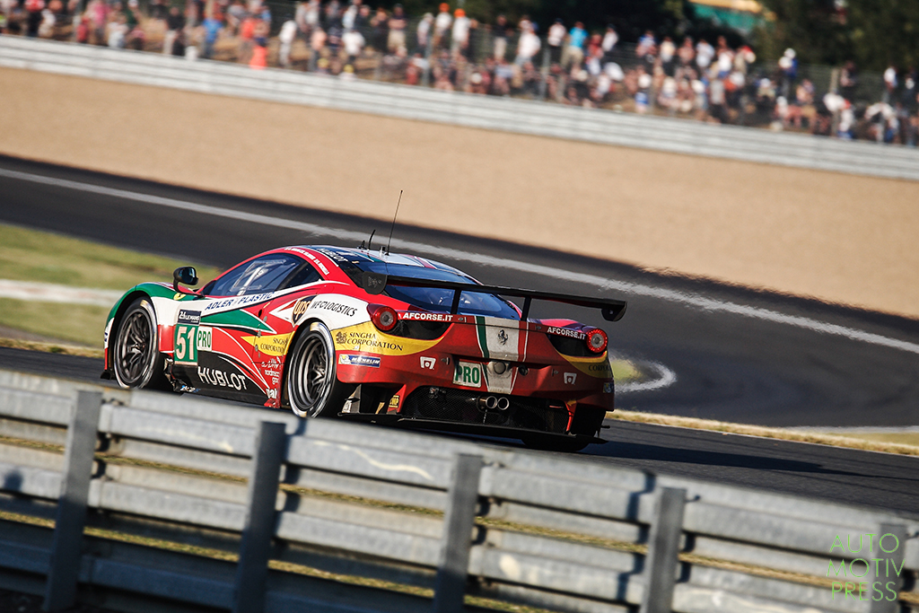 Ferrari 458 Italia n°51/ AF Corse - 24 Heures du Mans 2014 - Course - BRUNI / VILANDER / FISICHELLA