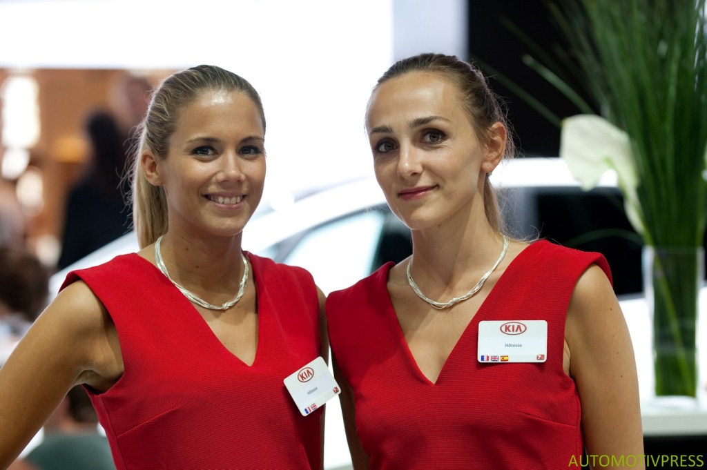 Mondial de l'Automobile Paris 2014 - les hôtesses