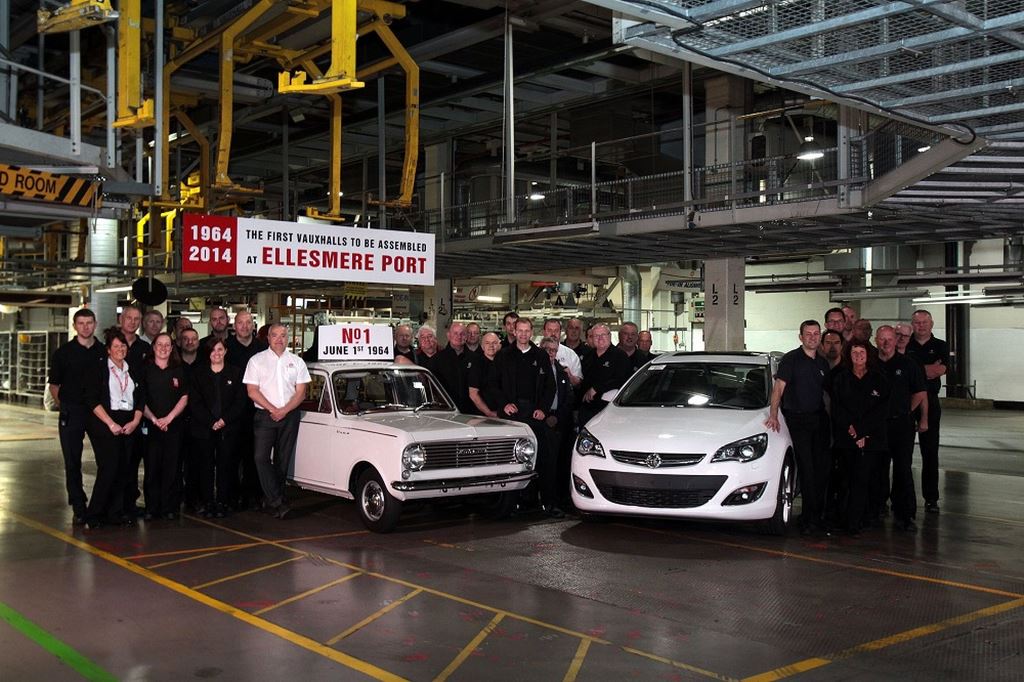 Vauxhall fête les 50 ans de son usine d’Ellesmere Port - 2014