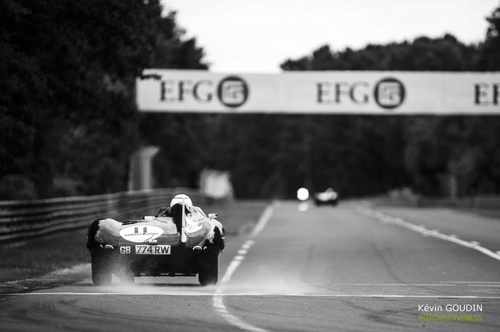 Chris Harris Jaguar D-Type - Le Mans Classic 2014 - Arnage