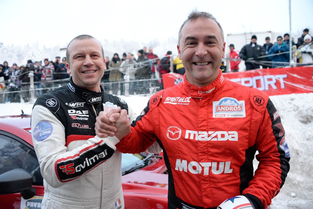 Olivier Panis et Jean Philippe Dayrault - Trophée andros Lans en Vercors 2014-2015