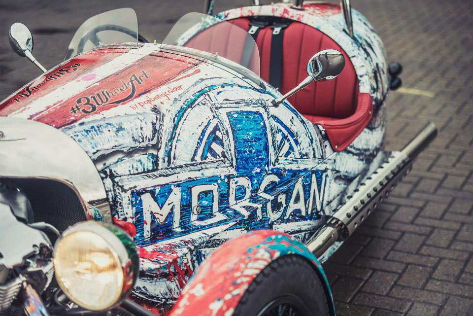 Morgan 3 Wheel Art - Popbang Colour