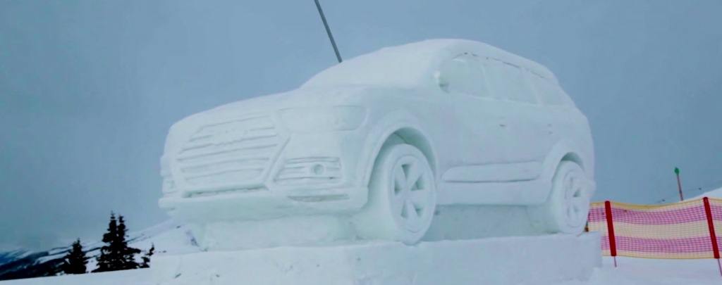 Audi Q7 neige et glace