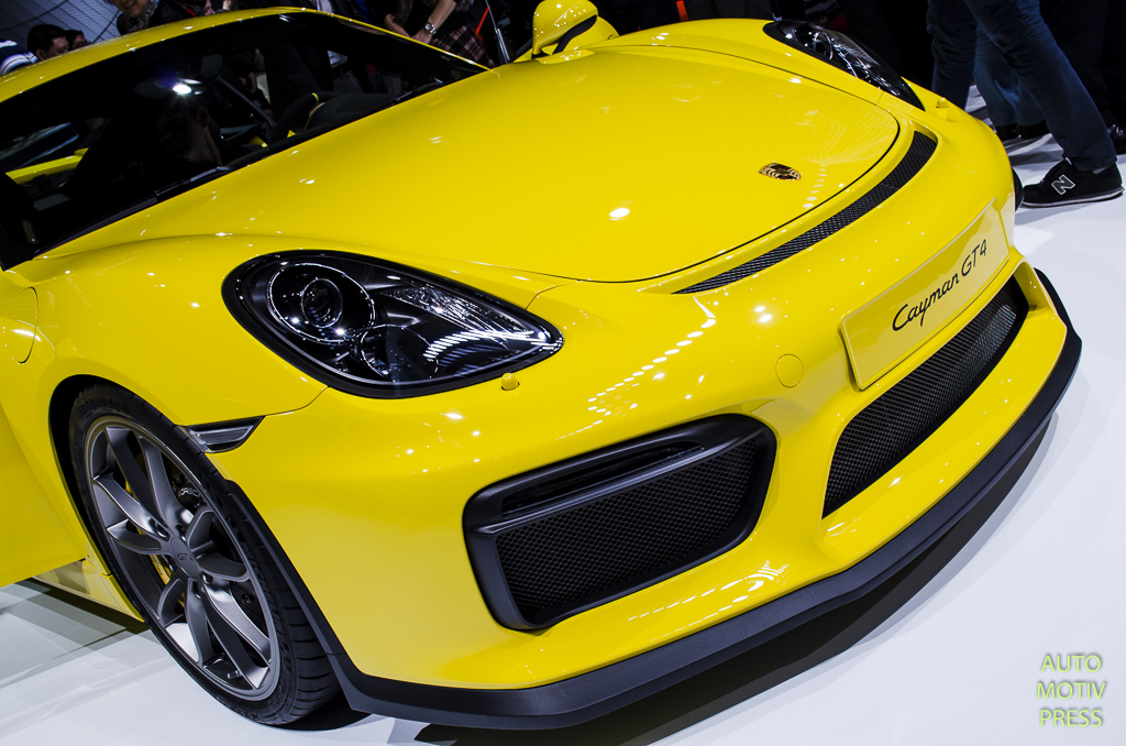 Salon de Genève 2015 : Porsche Cayman GT4