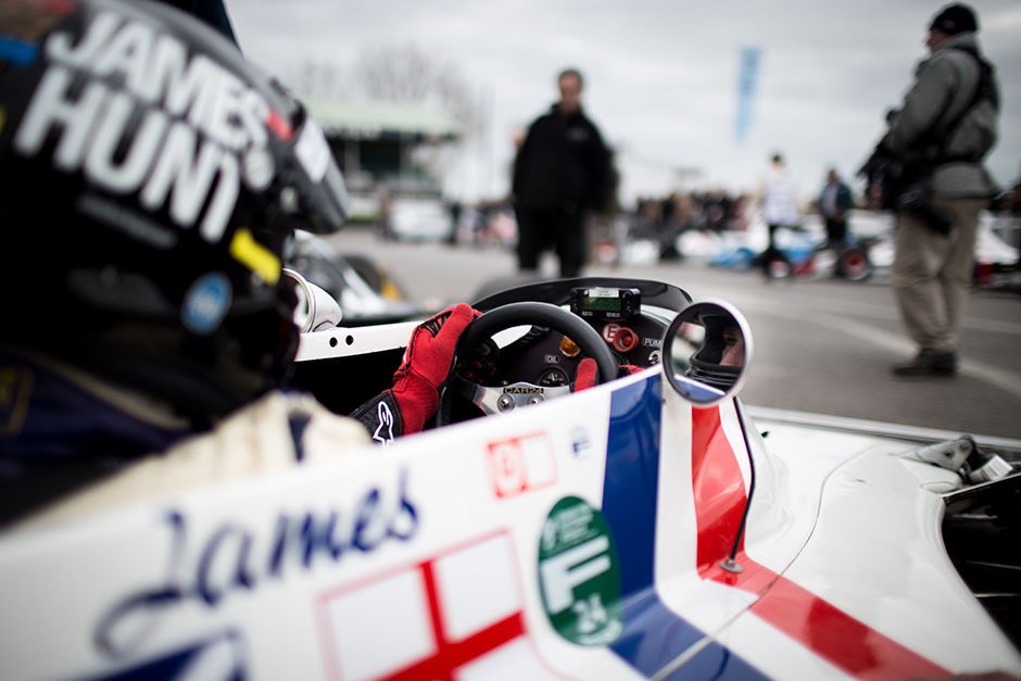 Goodwood 73 MM : Les démonstrations Groupe C et F1 « high airbox » - Freddie Hunt