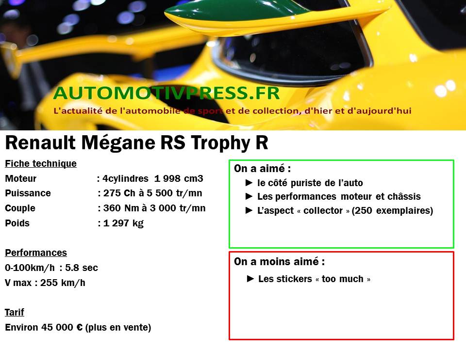 Megane R.S. Trophy-R