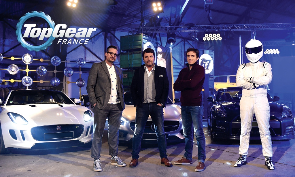 Top Gear France - Le Tone , Philippe Lellouch, Bruce Jouanny et le Stig