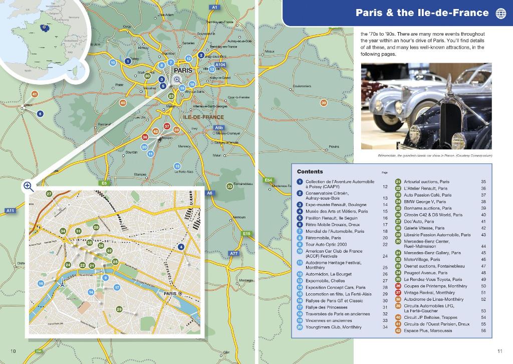 Le guide essentiel pour l’amateur d’automobiles en France de Julian Parish