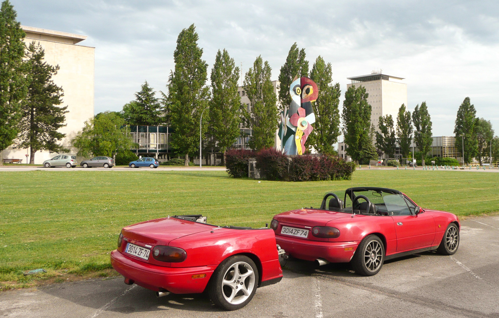 Mazda MX-5 remorque