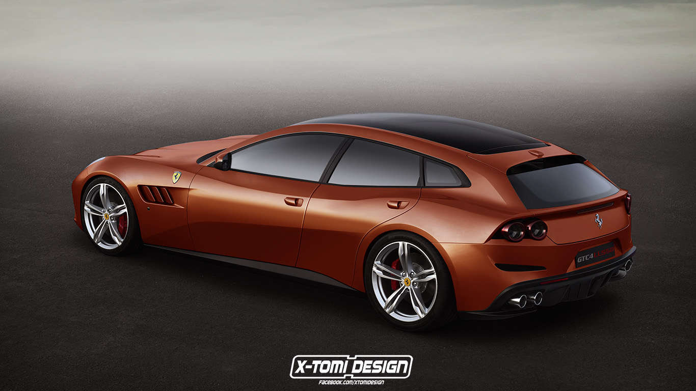 2022 - [Ferrari] Purosangue [F16X]  - Page 8 Ferrari-GTC4-Lusso-5door2