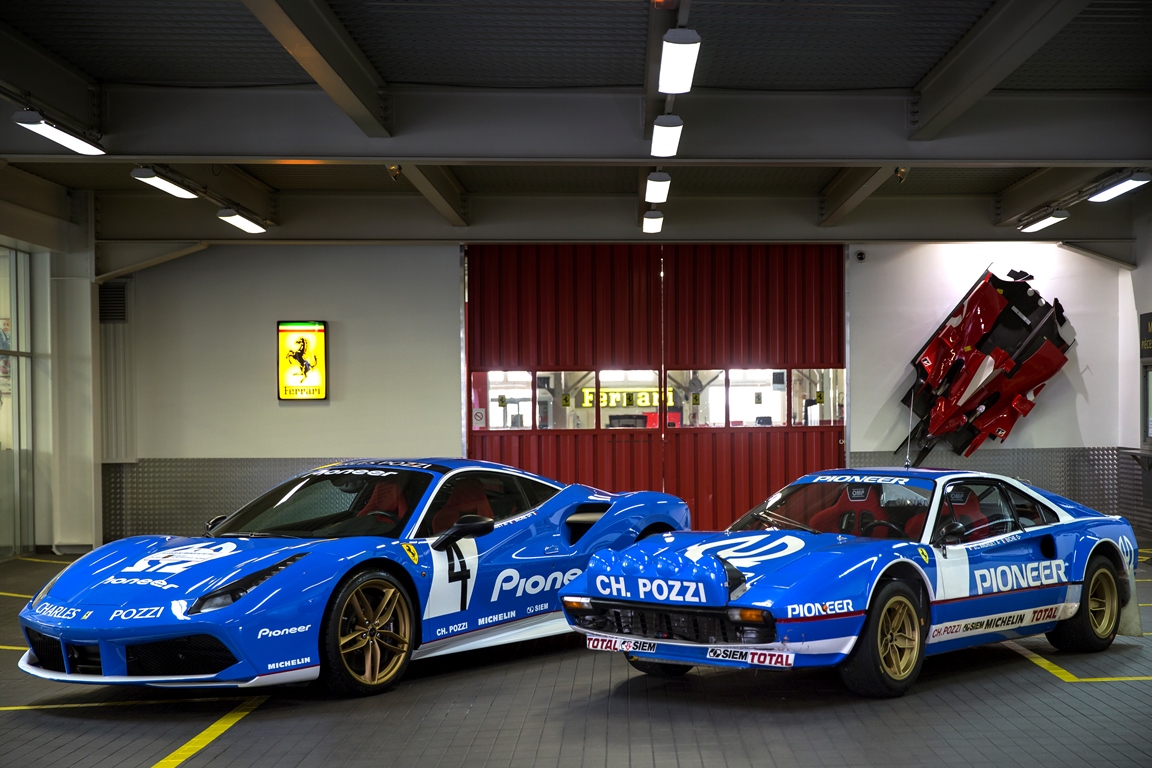 Ferrari 488 GTB Pioneer - Ferrari 308 Gr4 - Jean-Claude Andruet double vainqueur du Tour de France Auto 1981 et 1982