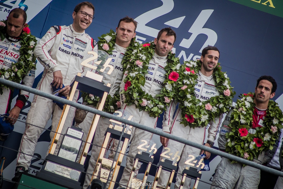 24 Heures du Mans 2016 - Course/Race - Emilie Drouet - podium LMP1