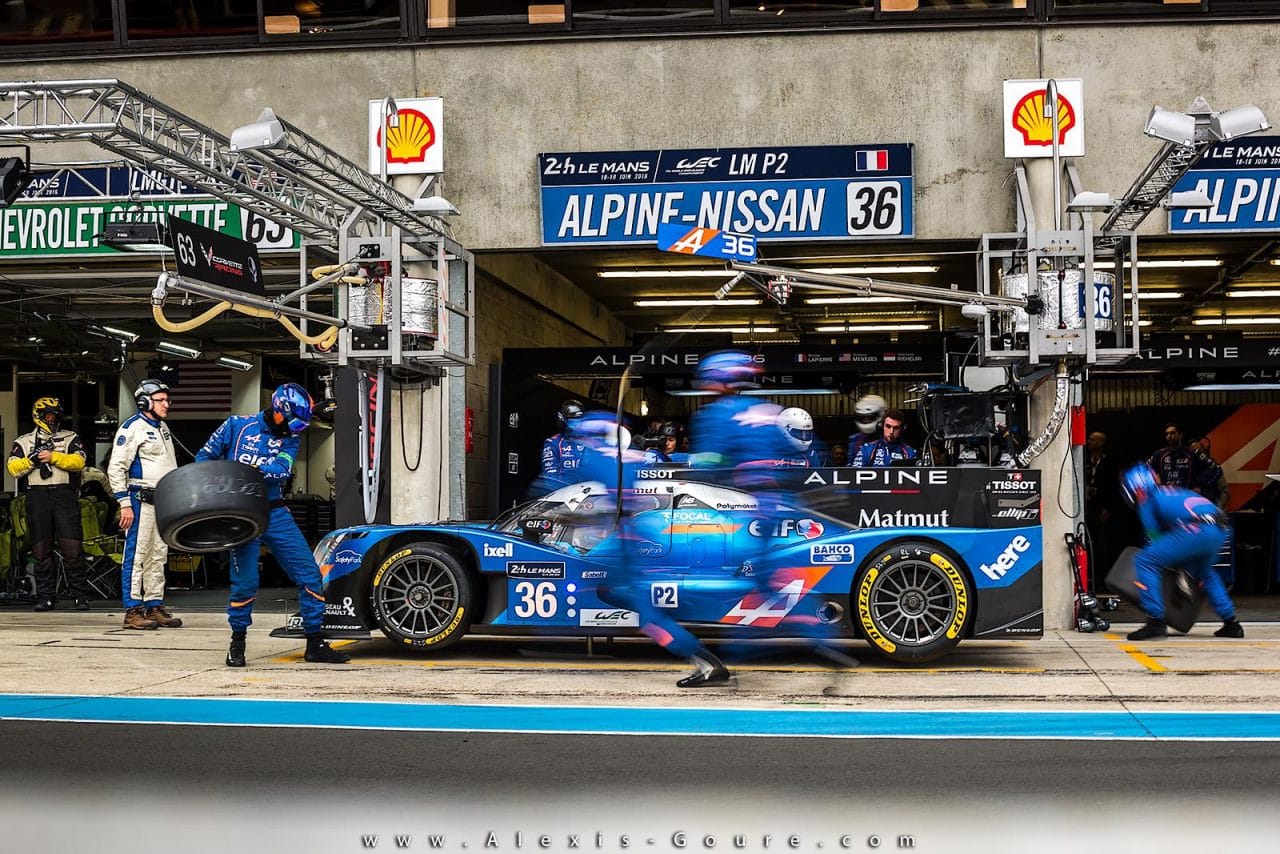Alpine A460 #36 - Journée test 24 Heures du Mans 2016