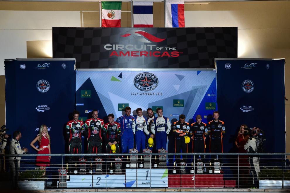 FIA WEC 6 Heures d'Austin - Podium LMP2