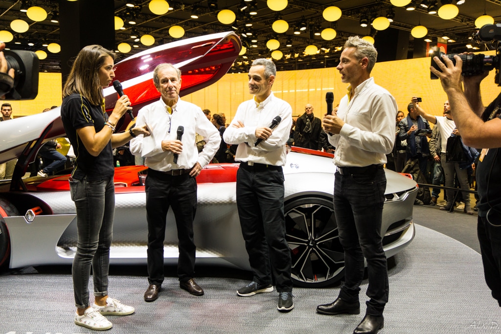 Mondial de l'Automobile Paris 2016 - Rencontre avec Renault Sport - M. Lafitte / J. Ragnotti / L. Hurgon / D. Praschl