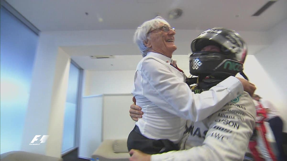 Formule 1 2016 - Nico Rosberg & Bernie Ecclestone
