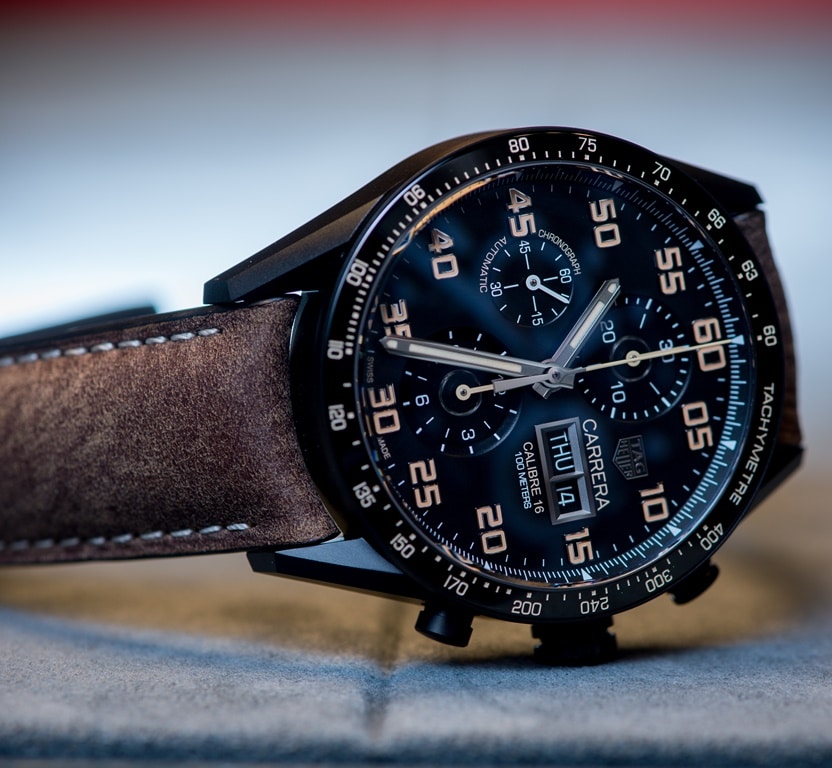 TAG Heuer Carrera Calibre 16 Day-Date Chrono Black Titanium