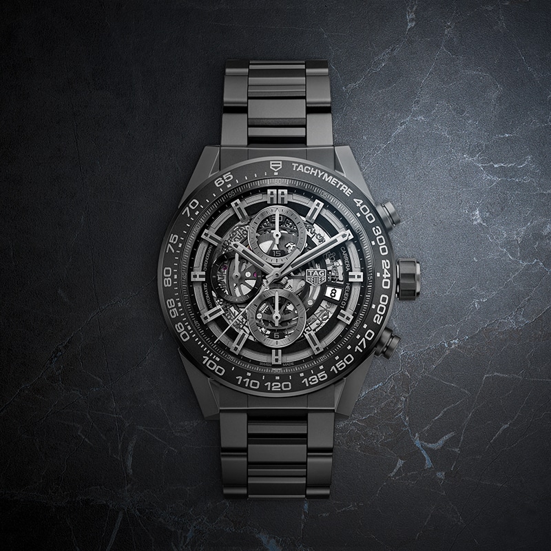 TAG Heuer CARRERA HEUER-01 Full Black Matt Ceramic