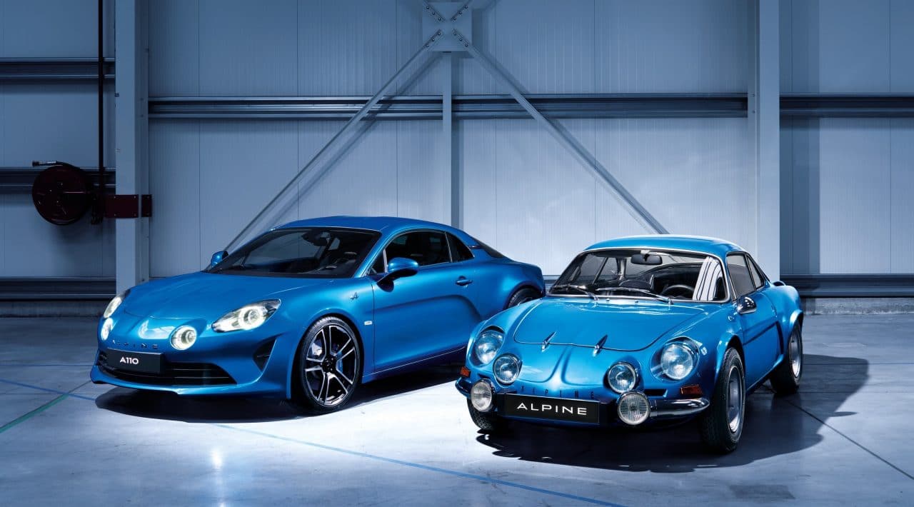 Alpine A110 2017 et Berlinette originale