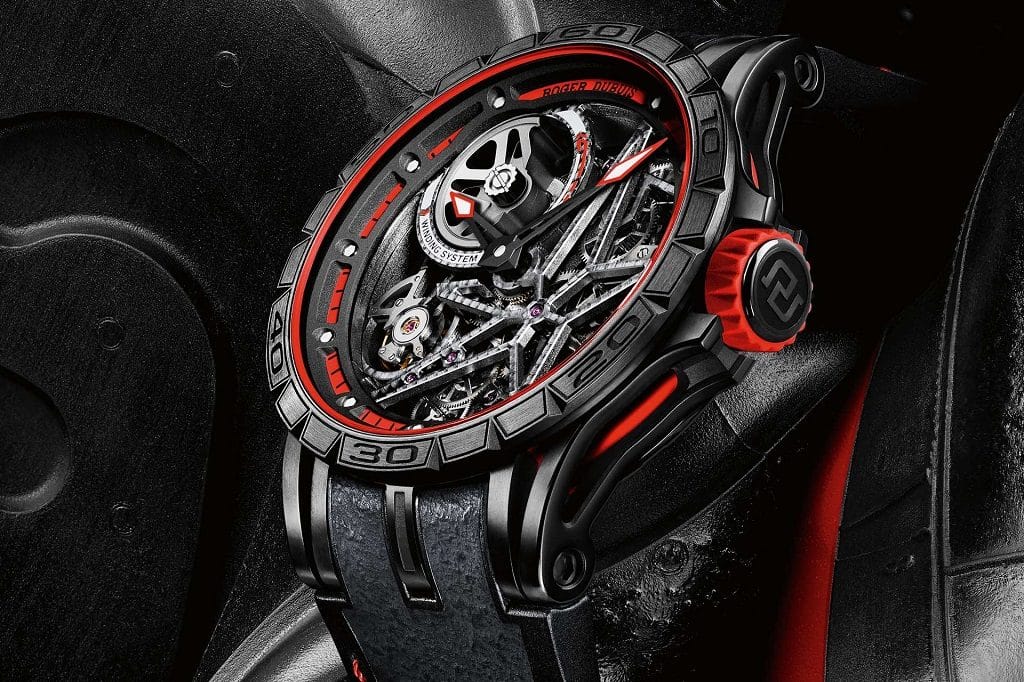 Roger Dubuis Excalibur Spider Pirelli Squelette Automatique Red edition