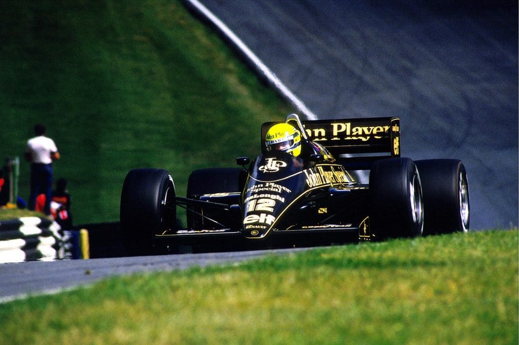 Ayrton Senna, Lotus 98T - Brands Hatch, 1986