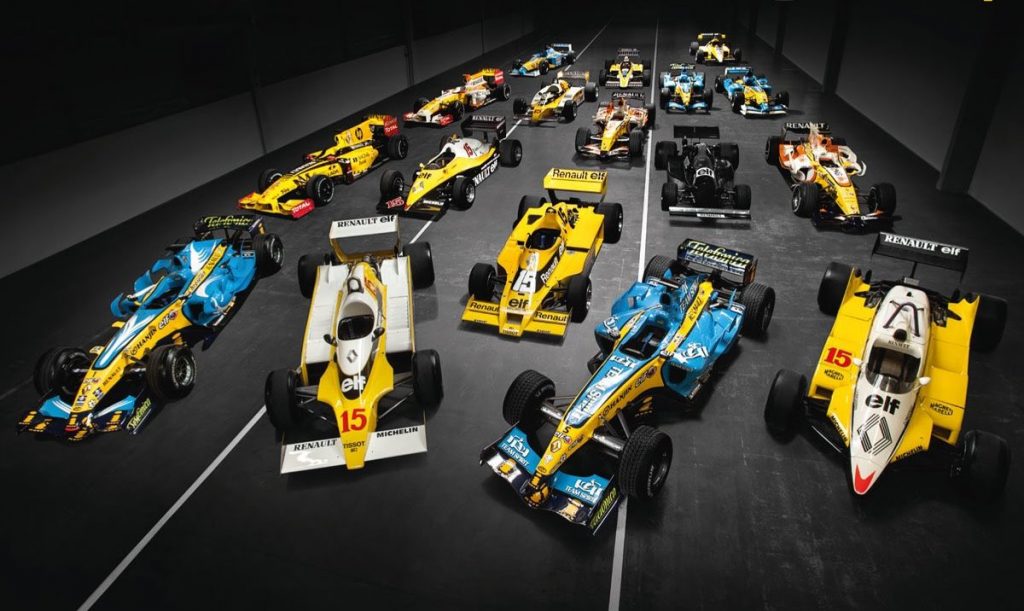 Renault 40 ans de F1 - 1977-2017