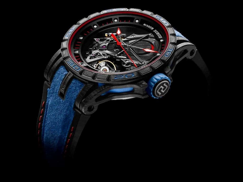 Roger Dubuis Excalibur Aventador S Blue