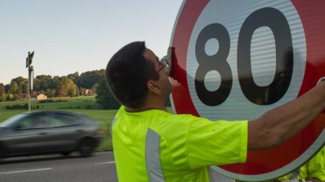 Limitation de vitesse à 80 km/h