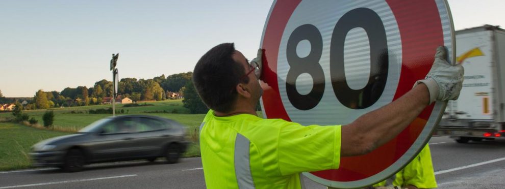 Limitation de vitesse à 80 km/h