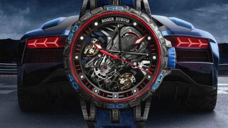 Roger Dubuis Excalibur Aventador S Blue