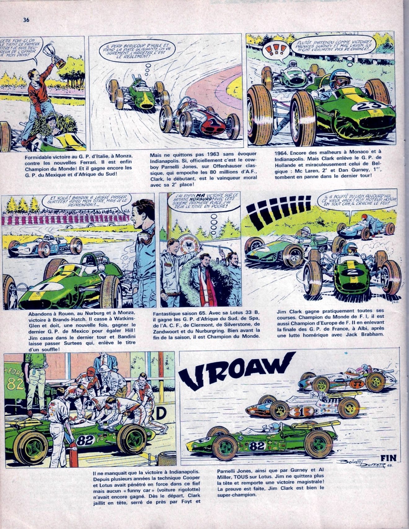 Champion Magazine 1966 - Jim Clark BD