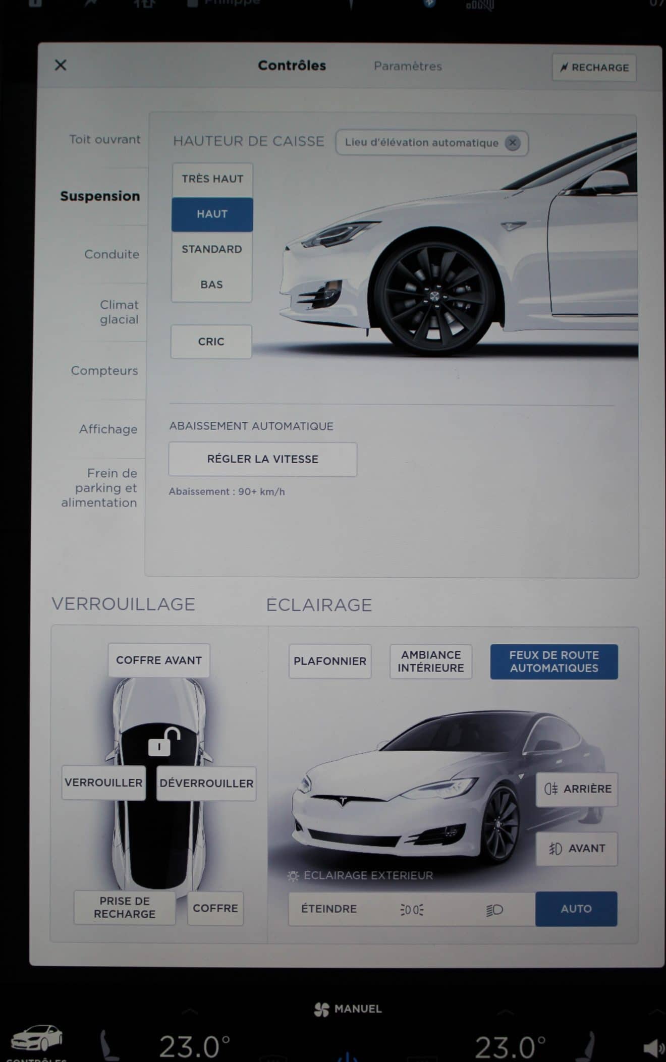 Tesla model S P100D