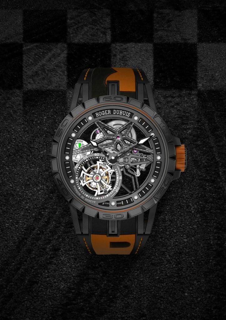 Roger Dubuis Excalibur Spider Pirelli PitStop Tourbillon volant