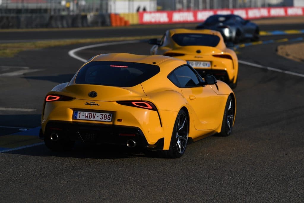 Tour du circuit des 24 Heures du Mans en Toyota GR Supra