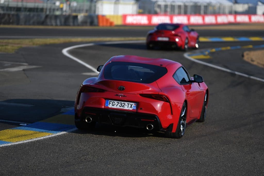 Tour du circuit des 24 Heures du Mans en Toyota GR Supra