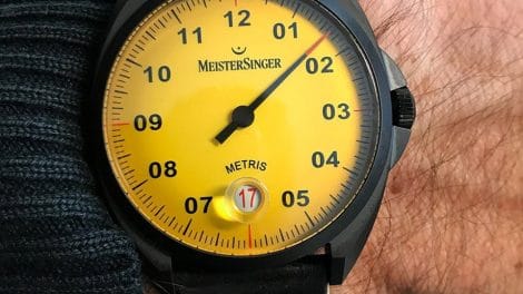 Meistersinger Metris Black Mellow Yellow