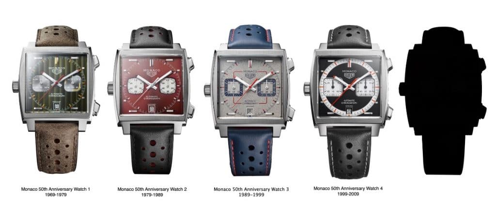 TAG Heuer Monaco 50th anniversary séries