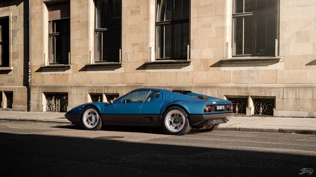 Ferrari 512BB, bleu Ribot, Copyright Jpog