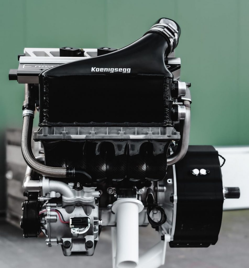 Koenigsegg Freevalve engine TFG