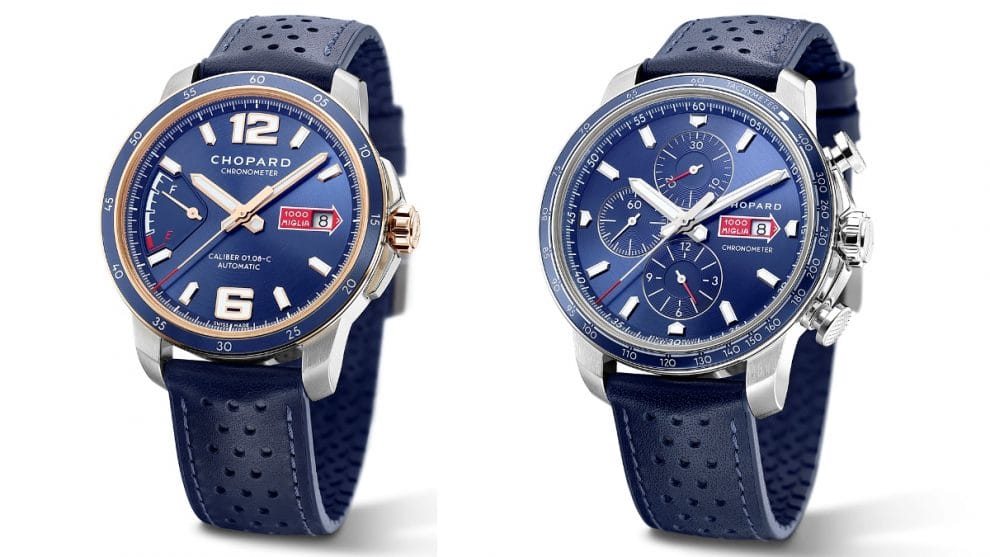 Chopard Mille Miglia GTS Azzurro Power Control et Mille Miglia GTS Azzurro Chrono