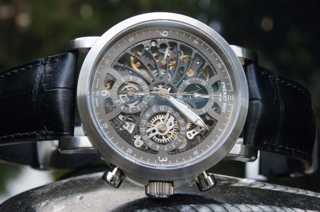 Fréret-Roy 1818 Cœur Ouvert Chronographe 3D Anthracite