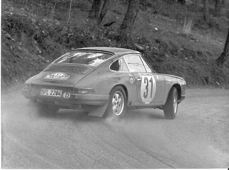 Porsche 911S Gérard Larousse-Perramond Rallye de Monte-Carlo 1969