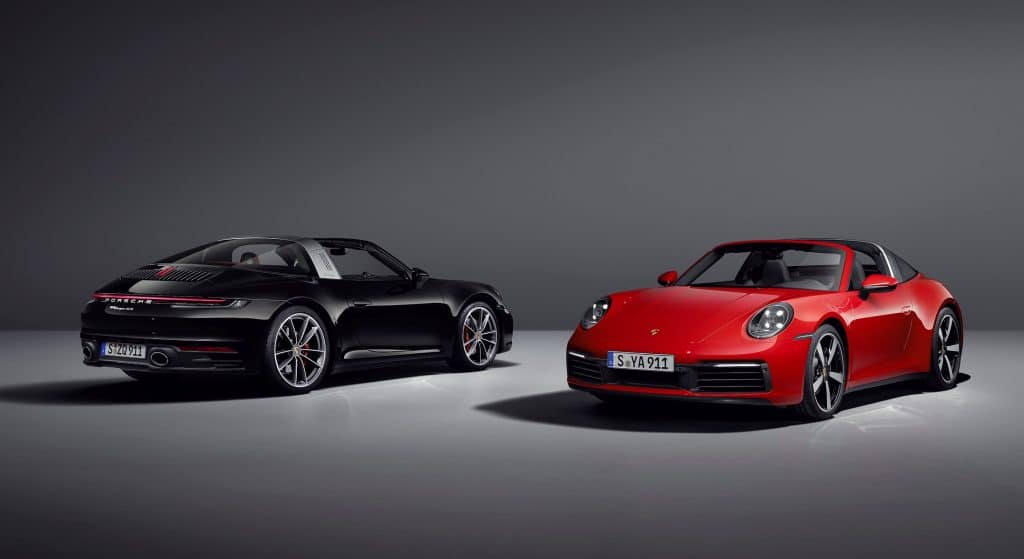 Porsche 911 Targa 4 et 4S type 992